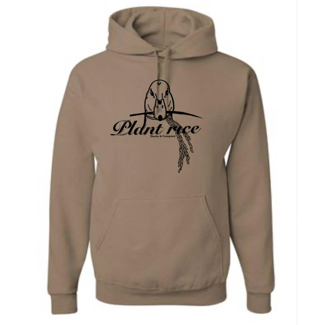 Plant Rice Brown Hoodie