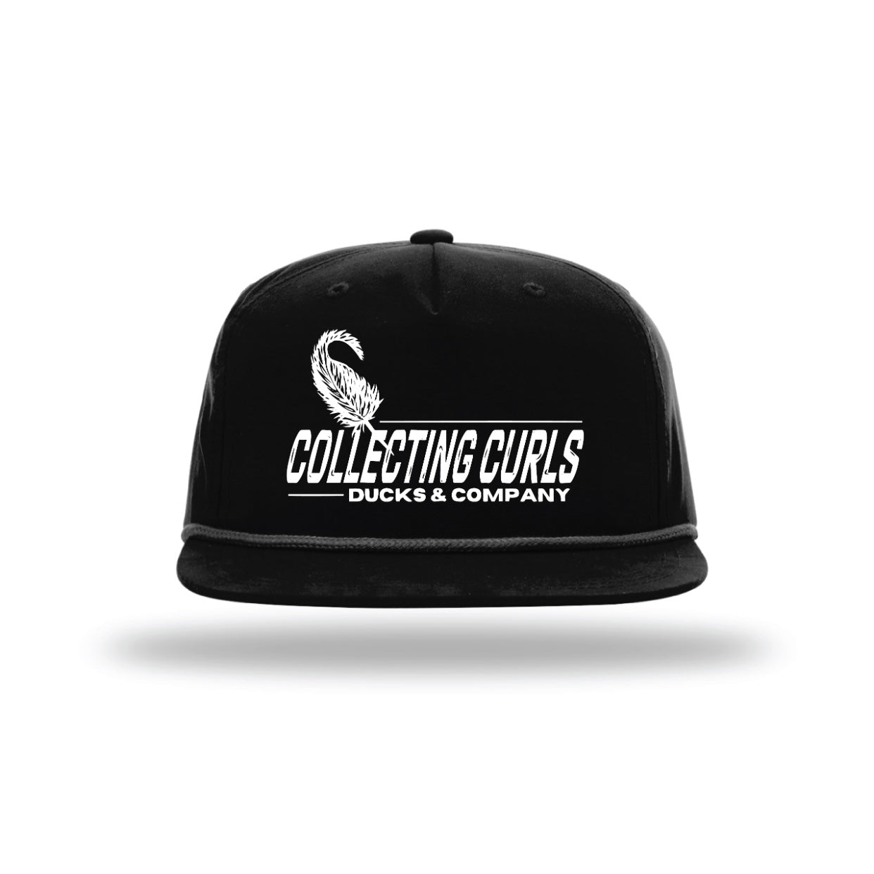 Collecting Curls Black Rope Hat