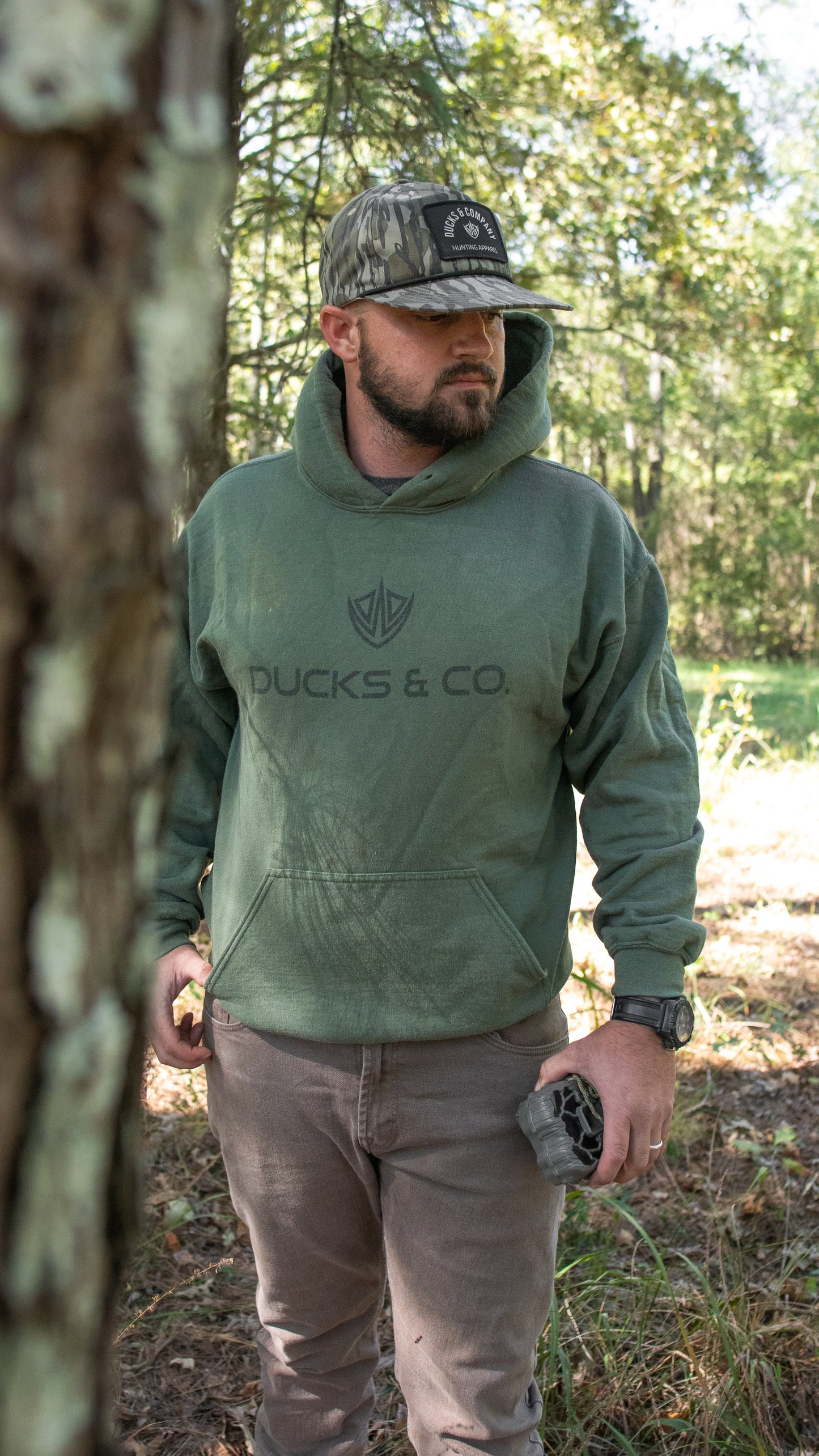 Original Logo Green Hoodie
