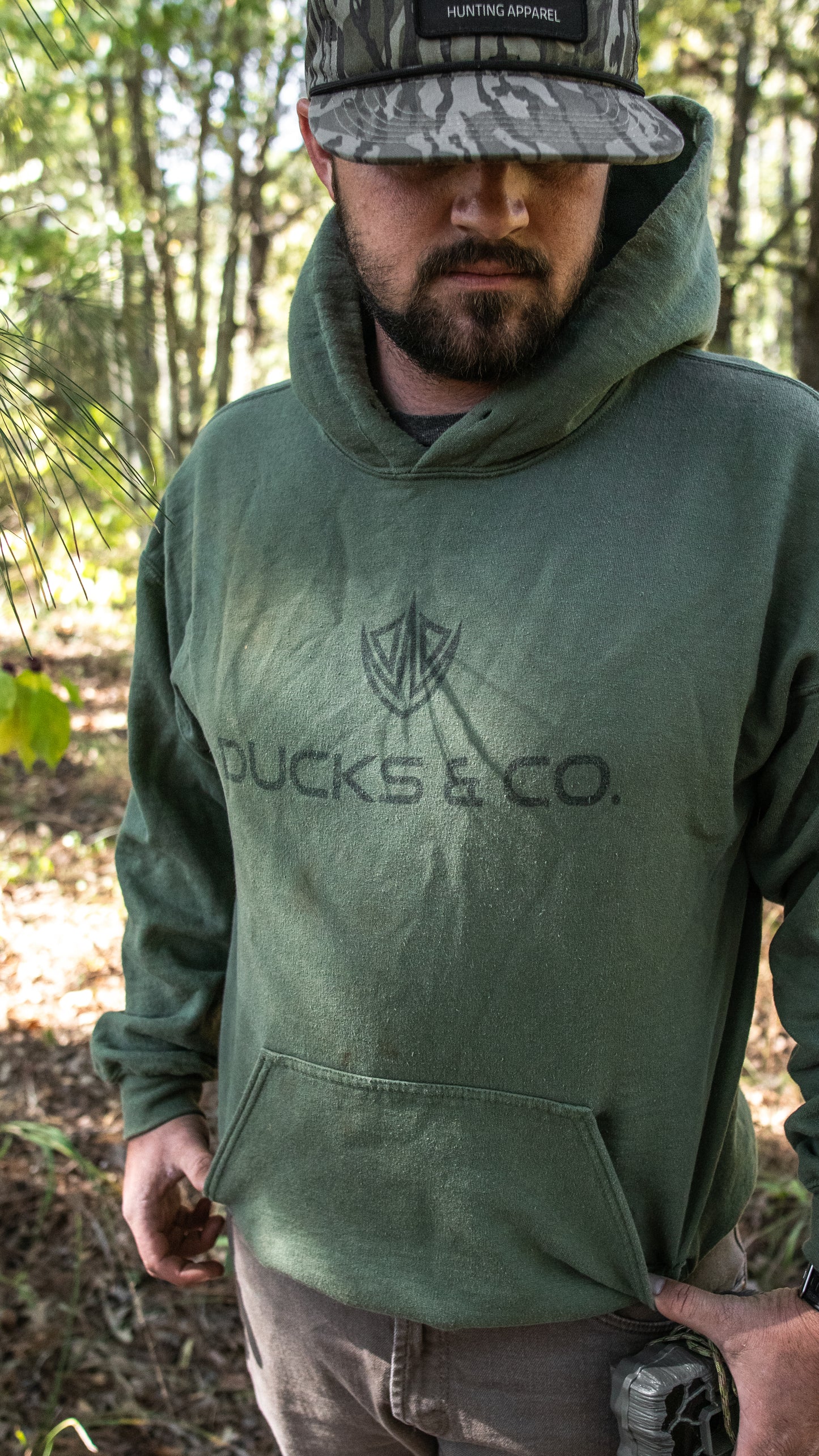 Original Logo Green Hoodie