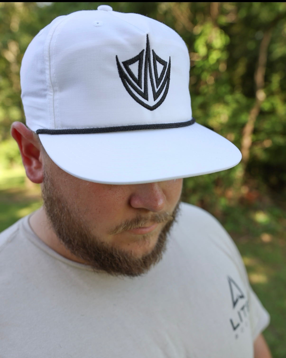 Logo Rope Hat (White)