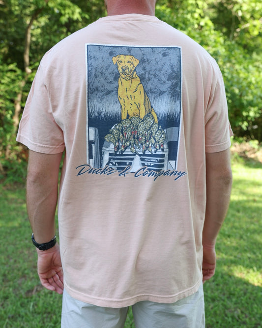 Yella Dog T-Shirt (Peach)